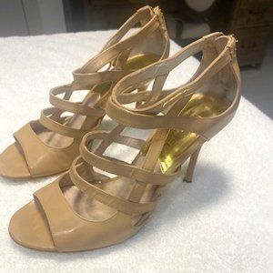 Michael Kors - Strappy Nude Heels 6.5